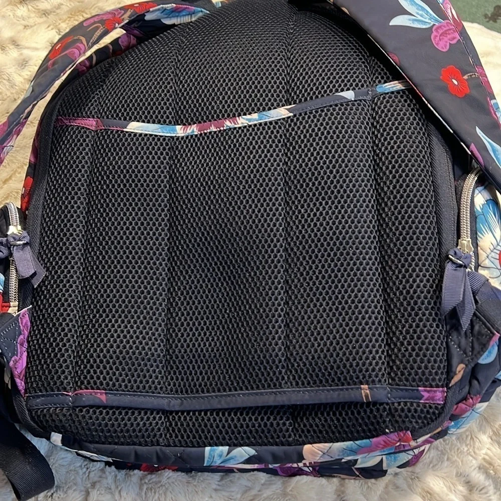 Vera Bradley Mayfair in Bloom Campus Backpack